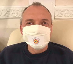 Man with Chaldean mask